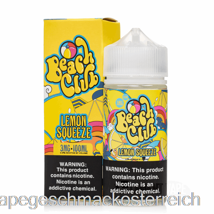 Zitronenpresse - Beach Club - 100ml 3mg Vape-Geschmack